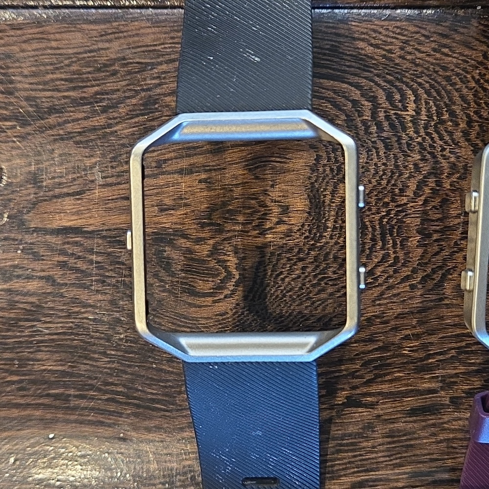 Fitbits  Blaze Silver and Gold Smartwatch - Picture 6 of 8